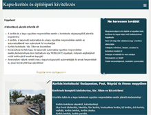 Tablet Screenshot of kapu-kerites.com